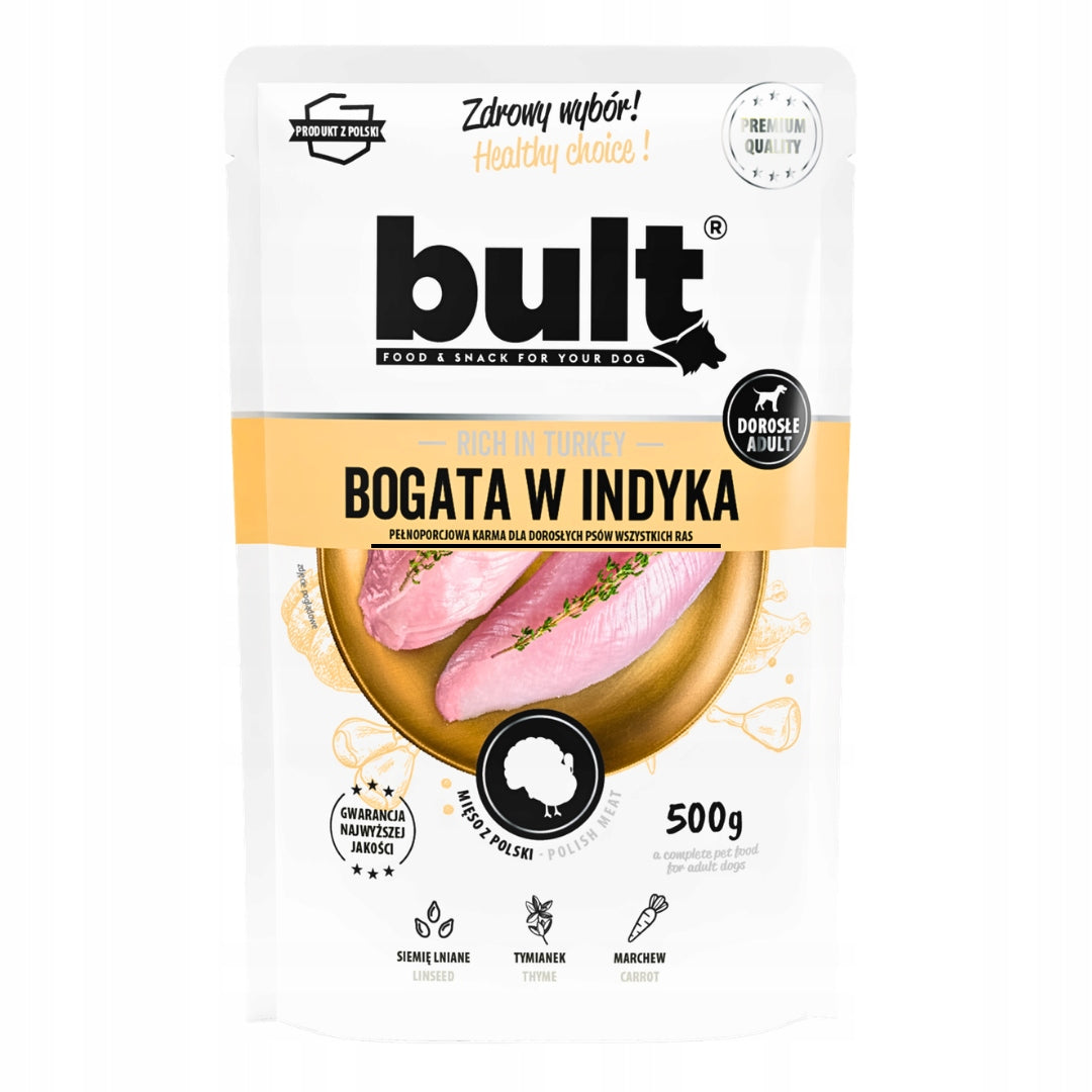 BULT Mokra Karma Dla Psa WIELKI MIX 6 SMAKÓW 12x500g