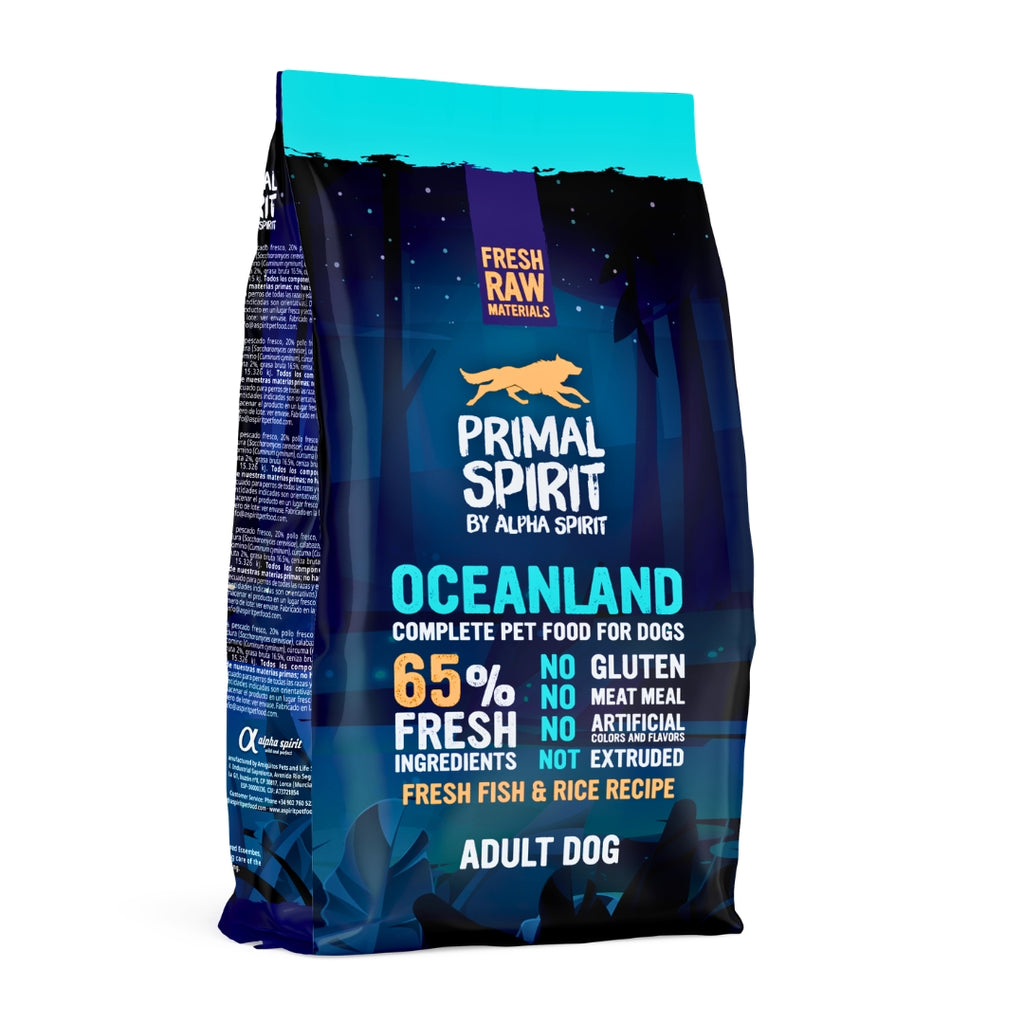 Primal Spirit Sucha Karma Dla Psa Miękka Oceanland Ryba 1kg