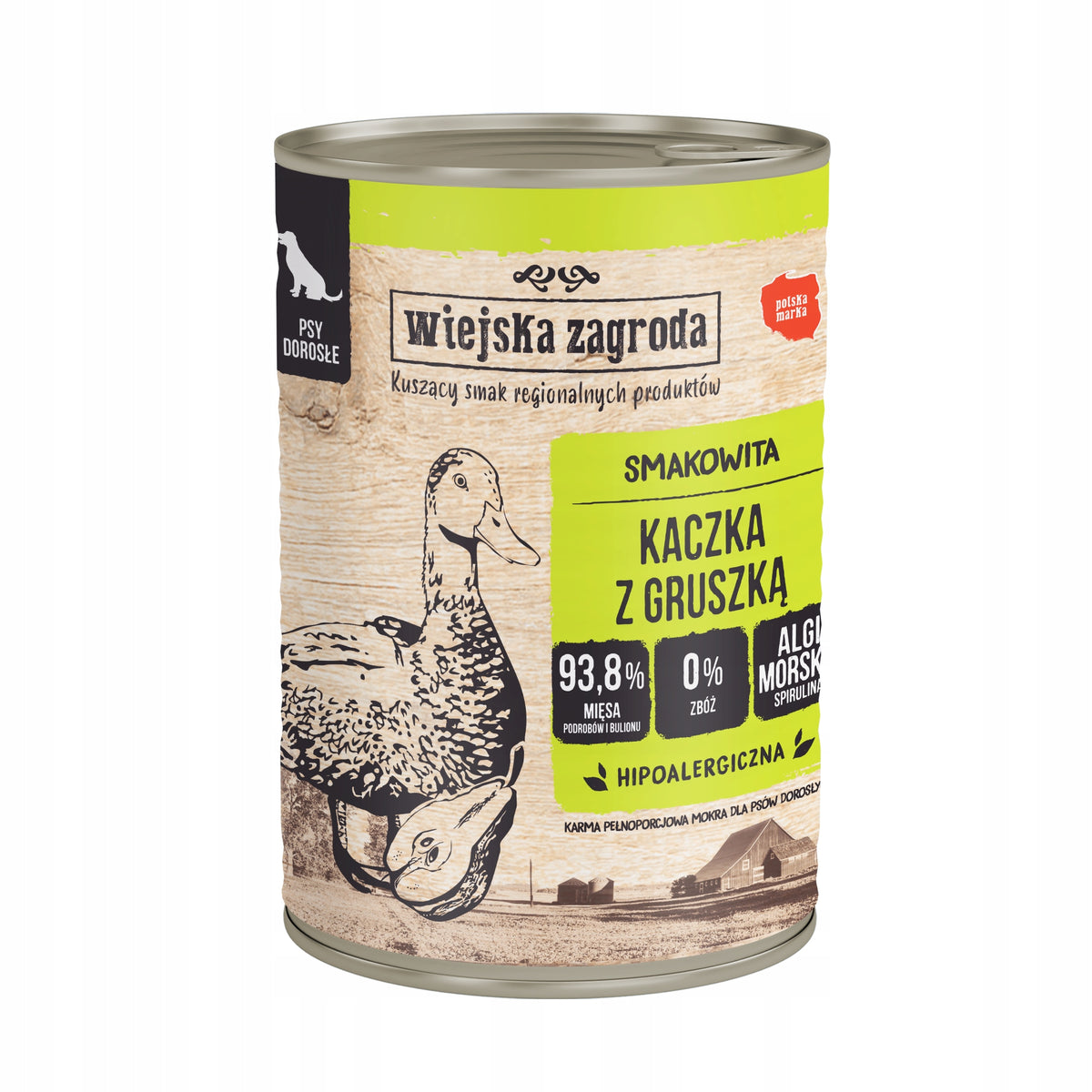 Wiejska Zagroda Mokra Karma Dla Psa WIELKI MIX 3 Smaków 12x400g