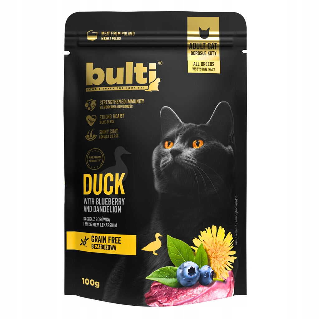 BULTI Superfood Mokra Karma Dla Kota WIELKI MIX 3 SMAKÓW Saszetka 12x100g