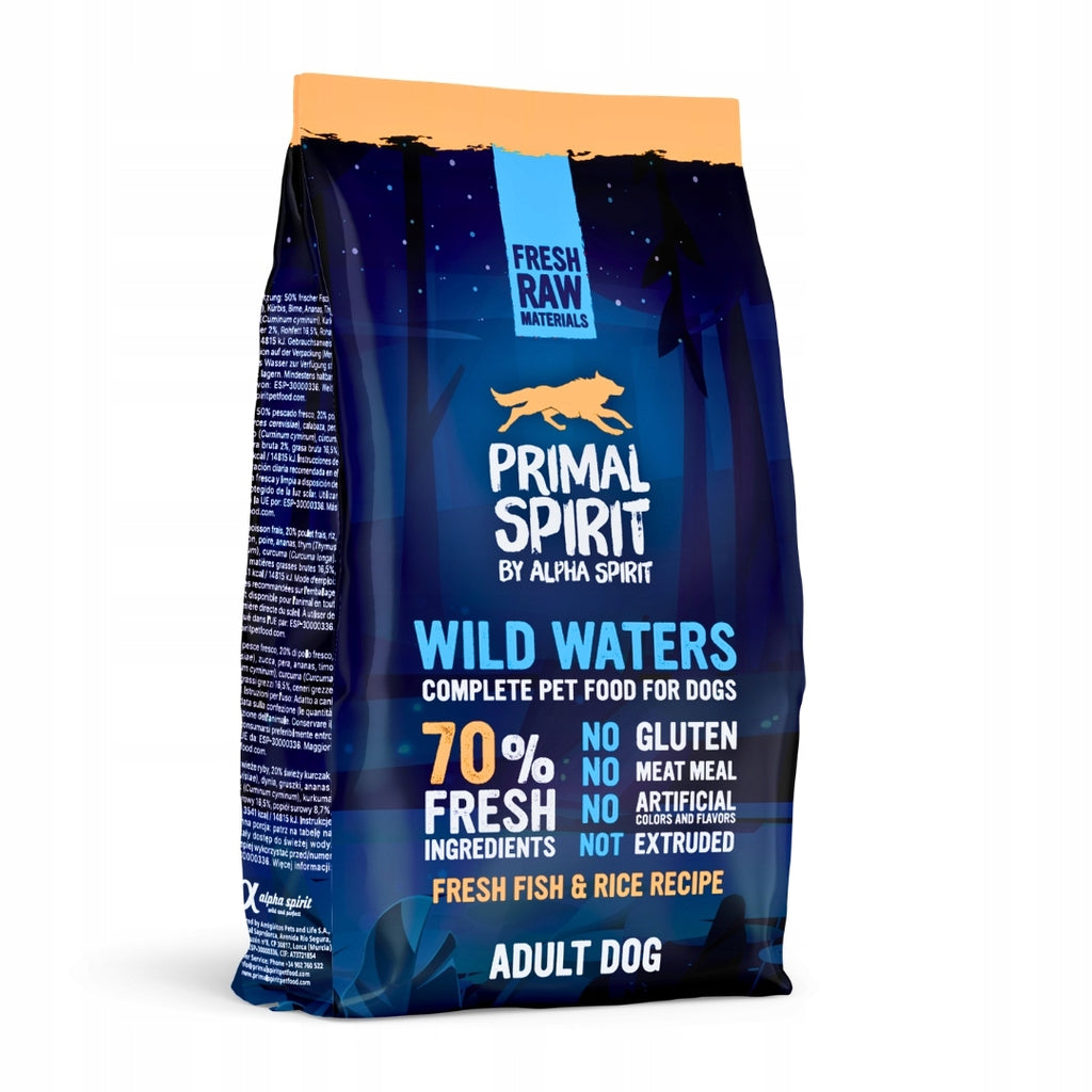 Primal Spirit Sucha Karma Dla Psa Miękka WiLD WATERS 1kg