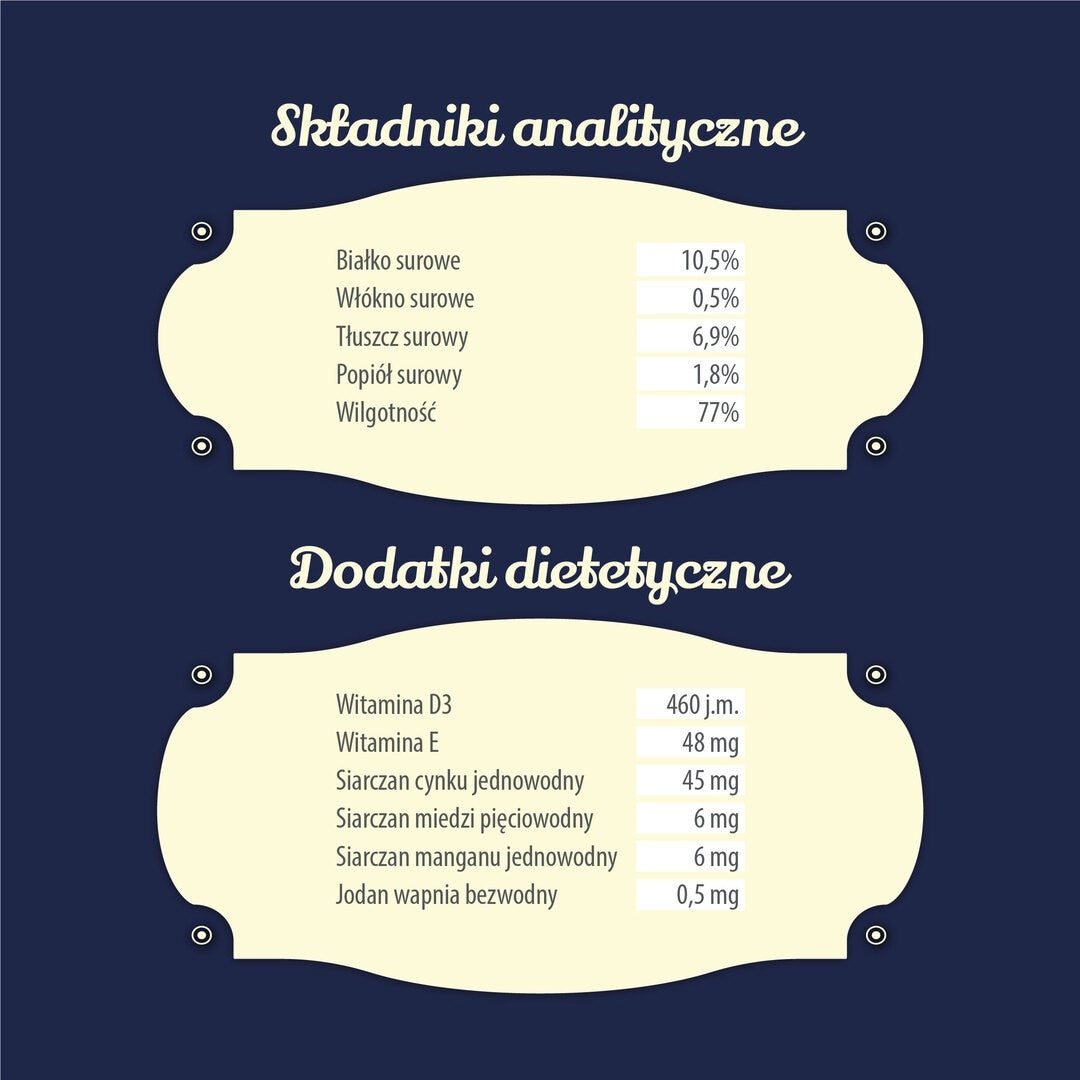 FOLK Mokra Karma Dla Psa Mazurska Sarna 800g