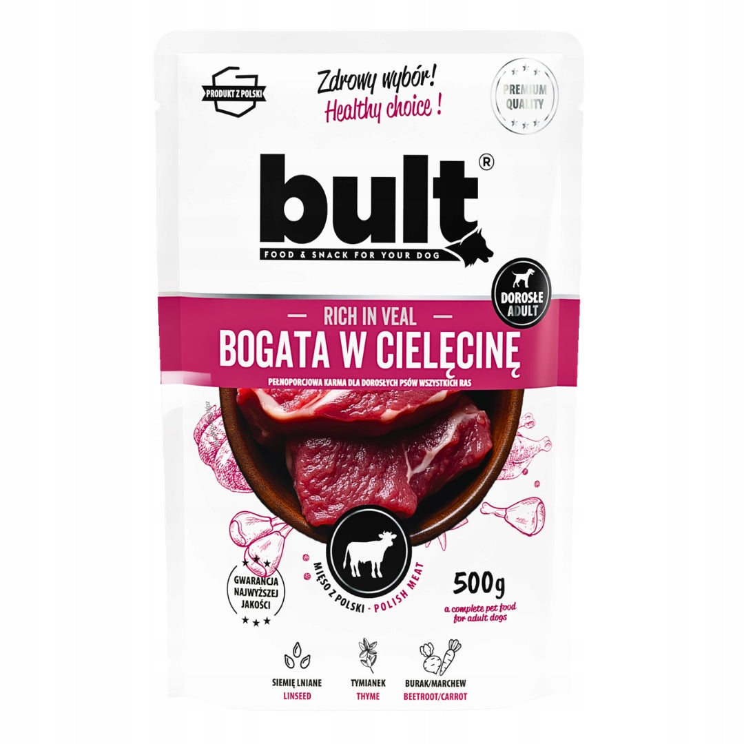 BULT Mokra Karma Dla Psa WIELKI MIX 6 SMAKÓW 12x500g