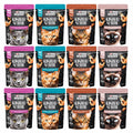 Pan Mięsko Mokra Karma Dla Kota Kawałki W Sosie WIELKI MIX 4 Smaków 12x85g