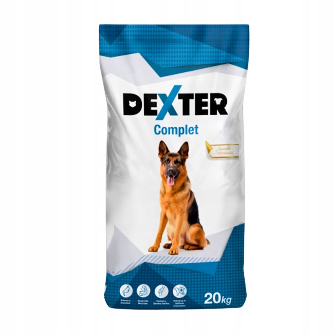 Karma Sucha Dexter Complete Dla Psa Z Witaminami Duże Rasy Owczarek 20kg