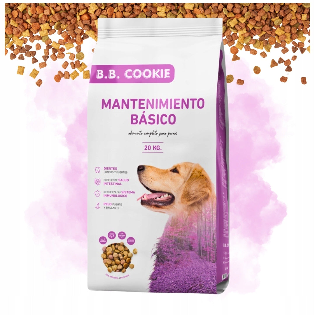 Karma Sucha Dla Psa B.B. Cookie Zdrowa Z Witaminami 20kg + Saszetka