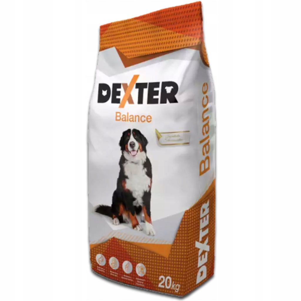 Dexter Balance Sucha Karma Dla Psa Z Witaminami Duże Rasy Owczarek 20kg