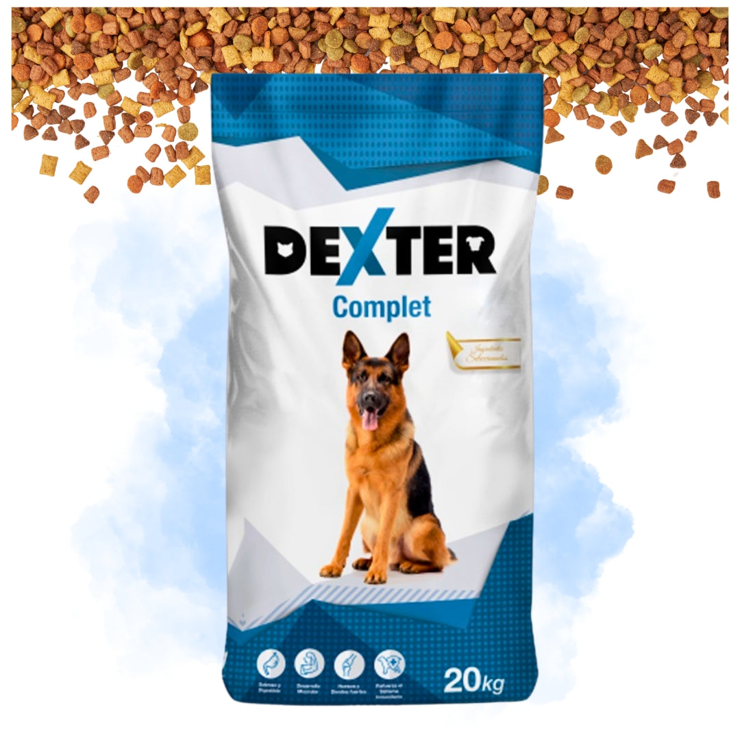 Karma Sucha Dexter Complete Dla Psa Z Witaminami Duże Rasy Owczarek 20kg