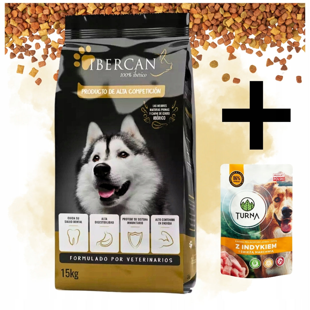 IBERCAN PREMIUM Sucha karma dla psa 15kg + 4kg 19kg