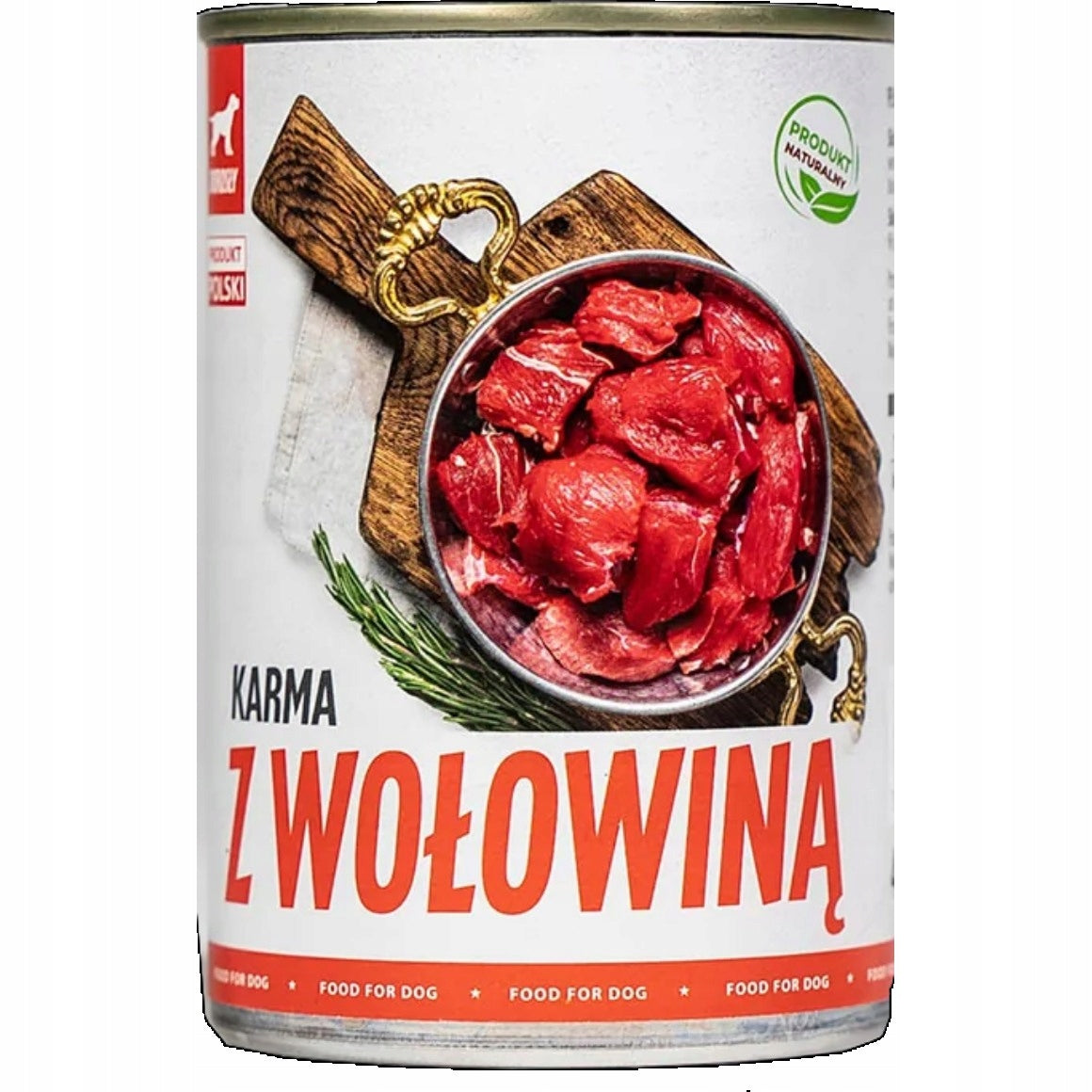 TufTuf Mokra Karma Dla Psa Puszka Mielonka Z WOŁOWINĄ 400G