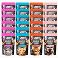 Pan Mięsko Mokra Karma Dla Kota Kawałki W Sosie WIELKI MIX 4 Smaków 24x85g