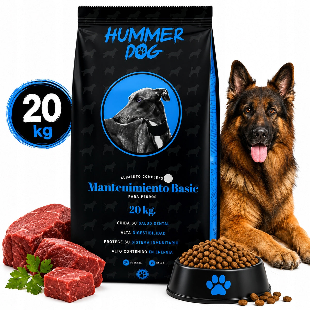Hummer ADULT Sucha Karma Mix Smaków Dla Psów Aktywnych 20kg
